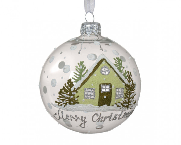 Glas-Kugel "Merry Christmas"