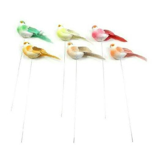 Feder Vogel 6f sort.