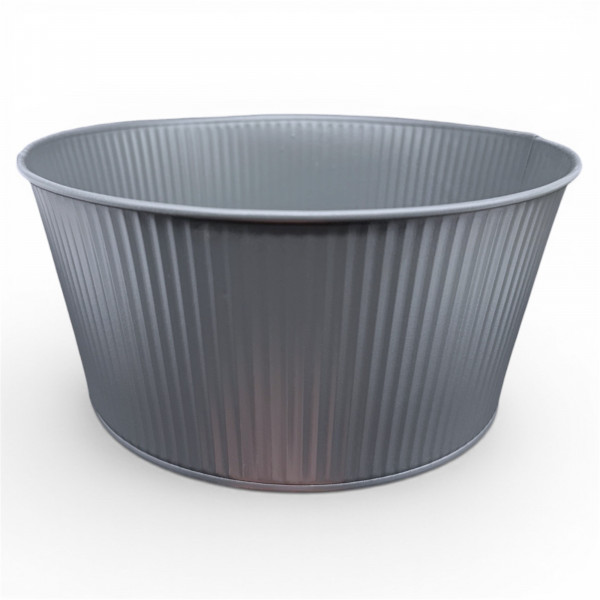 Metall-Schale "Xanda" gerillt 21cm