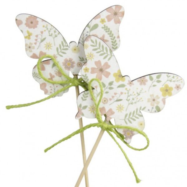 Schmetterling mit Print und Schleife am Pick2fach