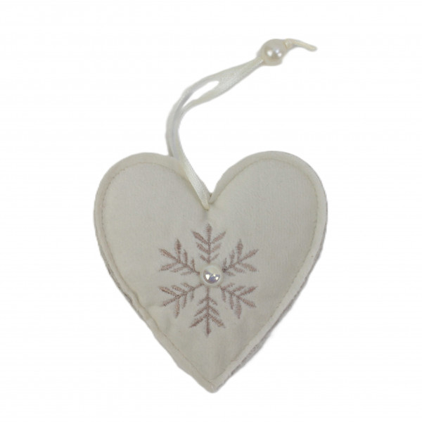Stoff-Herz Samtos Hänger