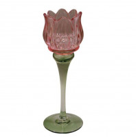 Glas-Teelicht in Blütenform Glas-Teelicht in Blütenform