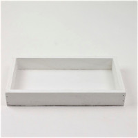 Holzunterlage mit breitem Rand Holzunterlage mit breitem Rand